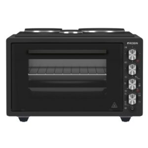 Robin ZK-45 Ηλεκτρικό Φουρνάκι 42lt με 3 Εστίες και Αέρα Μαύρο