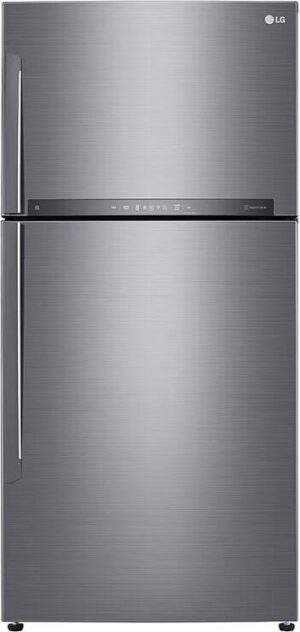 LG GTB916PZHED Δίπορτο Ψυγείο 592lt Full No Frost Υ184xΠ86xΒ73cm Inox