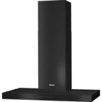 Miele PUR 98 W Απορροφητήρας Καμινάδα 89.8cm Μαύρος