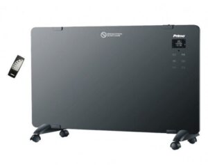 Primo PRPH-81025 Μαύρος 2000W Θερμοπομπός Γυαλί με Τηλεχειριστήριο (810025)