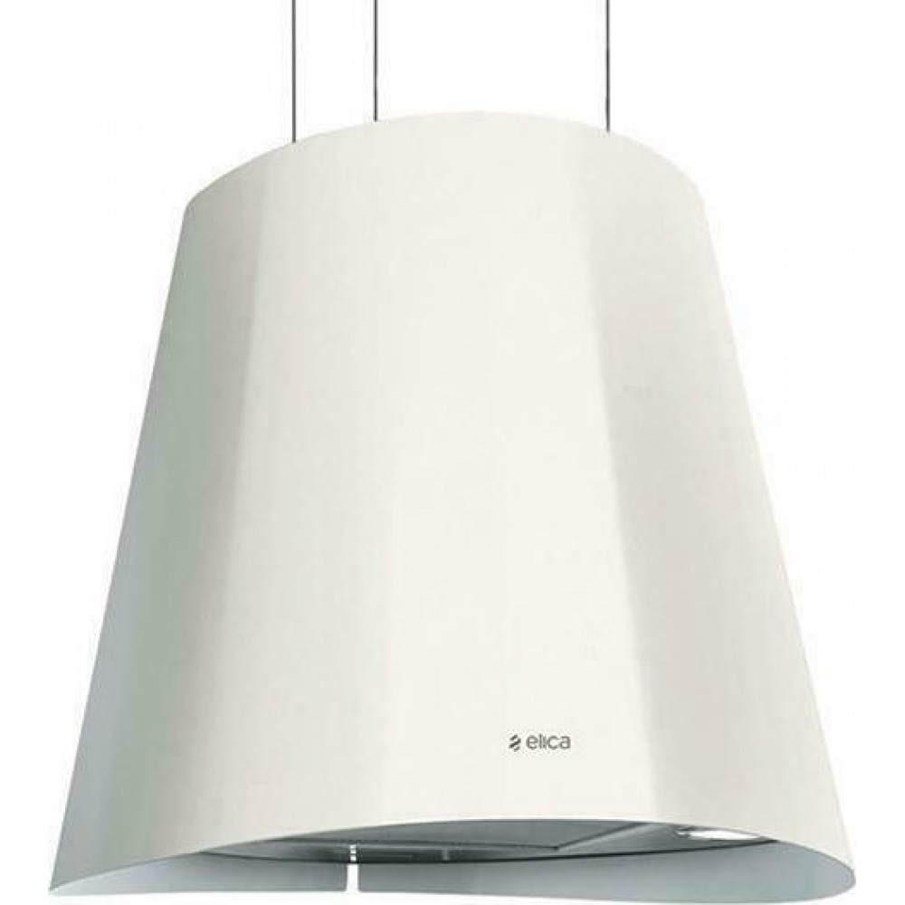 Elica Juno WH/F/50 Απορροφητήρας Νησίδα Ανακύκλωσης 50cm Λευκός PRF0071972D