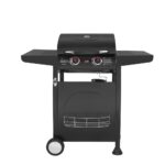 Thermogatz GS GRILL LITE 2 Ψησταριά Υγραερίου Σχάρας με 2 Εστίες, 48x42εκ, 6kW, Mαύρη (03.313.200)