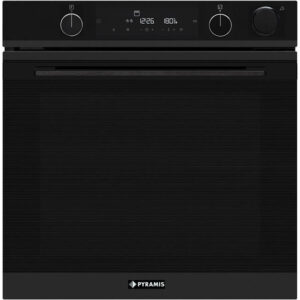 Pyramis PO78104010EBLM Φούρνος άνω Πάγκου 78lt Μαύρος