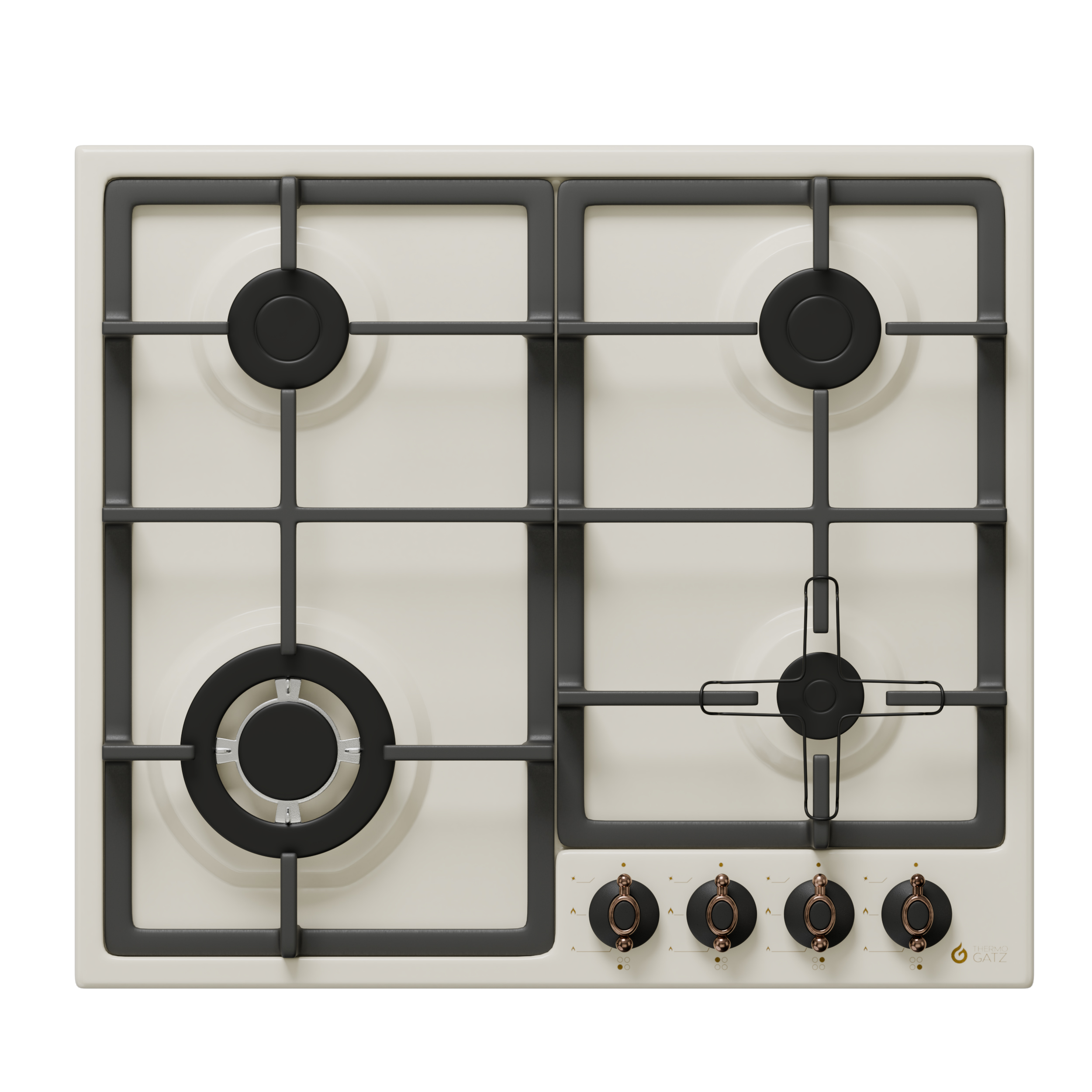 Thermogatz TGS 9533 Εστία Αερίου Αυτόνομη 59x52εκ. Mπεζ (04.405.209)