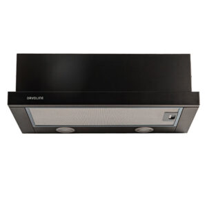 Davoline OMEGA PLUS BLACK 60 Συρόμενος Απορροφητήρας 60cm Μαύρος