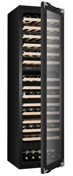 MASTERZEN XPR W106DT Πλήρως Εντοιχιζόμενος Διζωνικός Συντηρητής Κρασιών 87 Φιαλών | Decor Panel