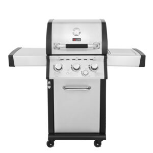 Thermogatz GS GRILL SUPERIOR 3+1 Ψησταριά Υγραερίου Σχάρας 52x46εκ. με 3 Εστίες 14kW, Inox (03.313.330)