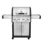 Thermogatz GS GRILL SUPERIOR 4+1+1 Ψησταριά Υγραερίου Μαντεμένιας Σχάρας 66x46εκ. με 5 Εστίες 21kW, Inox (03.313.331)
