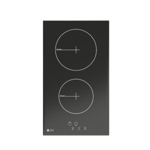 Thermogatz TGS CER20 GL Domino Κεραμική Εστία Αυτόνομη με Λειτουργία Κλειδώματος 30x52εκ Μαύρο