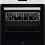 AEG CCB56491BW Κουζίνα 58lt με Κεραμικές Εστίες