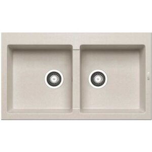 Pyramis Pyragranite Athlos 2B 86x50 Νεροχύτης Beige 070071411