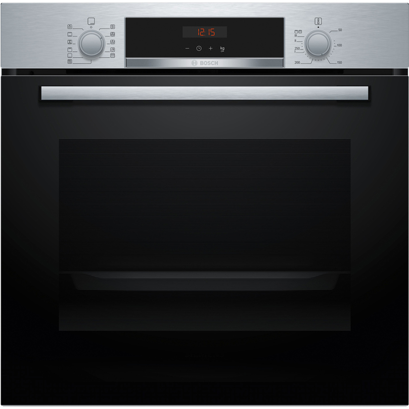 Bosch HBA574BS3 Φούρνος άνω Πάγκου 71lt με Πυρόλυση Α+ Inox