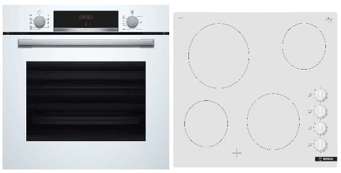 BOSCH HBA534BW0 + PKE612CA2E ΕΝΤΟΙΧΙΖΟΜΕΝΟ ΣΕΤ