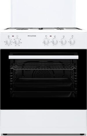 Philco PEG-6031W Κουζίνα 56lt με Εστίες Αερίου & Ρεύματος