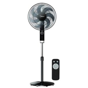 Midea MFS400R0APH Black Ανεμιστήρας με Ορθοστάτη & Τηλεχειριστήριο