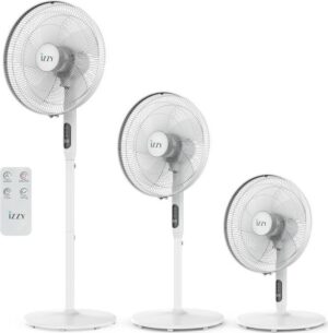 Izzy IZ-9007 Ανεμιστήρας Ορθοστάτης 3 σε 1 70W Διαμέτρου 40cm με Τηλεχειριστήριο
