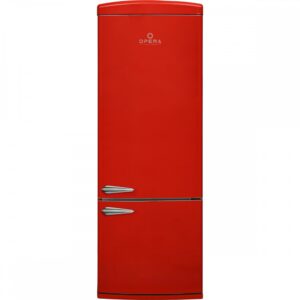 Opera Italiana OFRMC70R Morricone Retro Ψυγειοκαταψύκτης NoFrost Κόκκινος