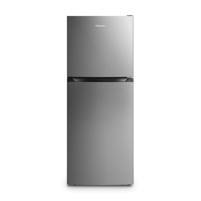 Inventor DPC143NFI Ψυγείο δίπορτο 197lt Total No Frost Inox