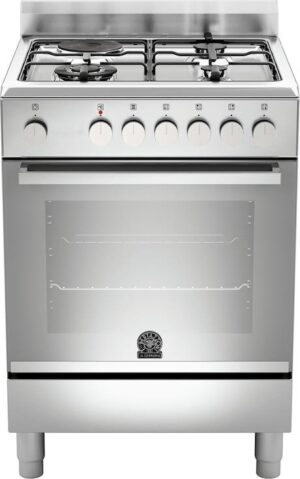 La Germania FTR6631EXT GN Κουζίνα 56lt με Εστίες Φυσικού Αερίου & Ρεύματος Inox