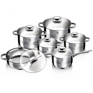 HomeVero HV-1012 Σετ Μαγειρικά Σκεύη 12τμχ