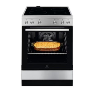 Electrolux LKR64001OX Κουζίνα 73lt με Κεραμικές Εστίες Inox