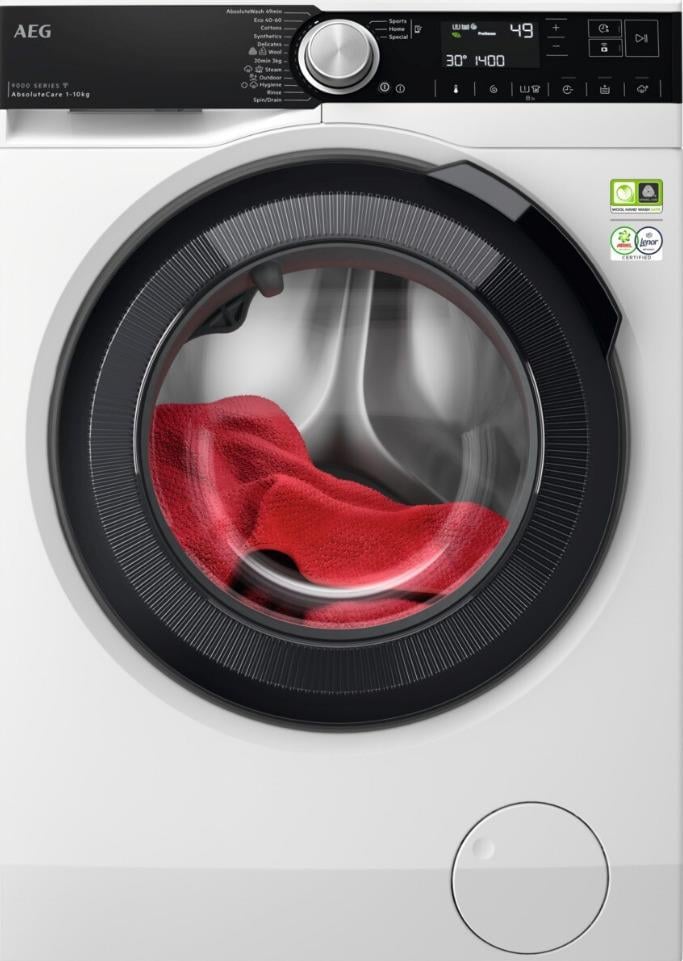AEG LFR95146SUE 9000 AbsoluteCare Πλυντήριο Ρούχων 10kg με Ατμό 1400 Στροφών