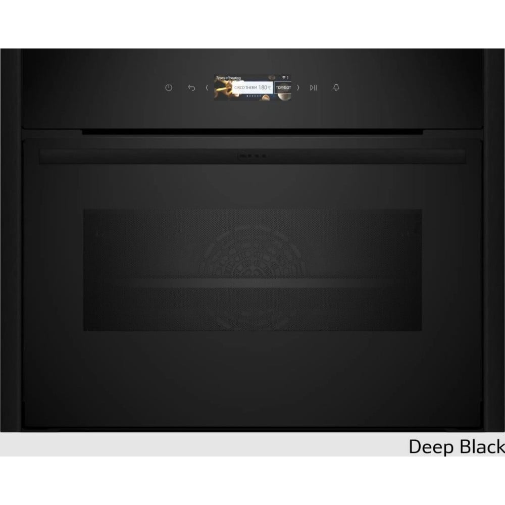 Neff C29MR21Y0 + Z9045DY0 Φούρνος άνω Πάγκου Με Λειτουργία Μικροκυμάτων Deep Black