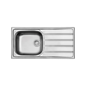 Apell Area 8215 Ανοξείδωτος Λείος Νεροχύτης 100x50cm