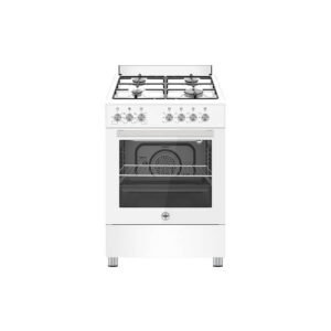 La Germania SE66 4 E B/24 GN Κουζίνα 60lt με Εστίες Φυσικού Αερίου Λευκή