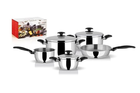 Pyramis Gourmet 015700901 Σετ Μαγειρικά Σκεύη 8τμχ