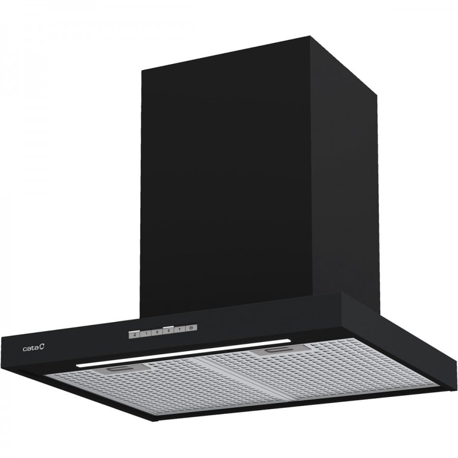 Cata Sygma 6010 BK Απορροφητήρας Καμινάδα 60cm Μαύρος