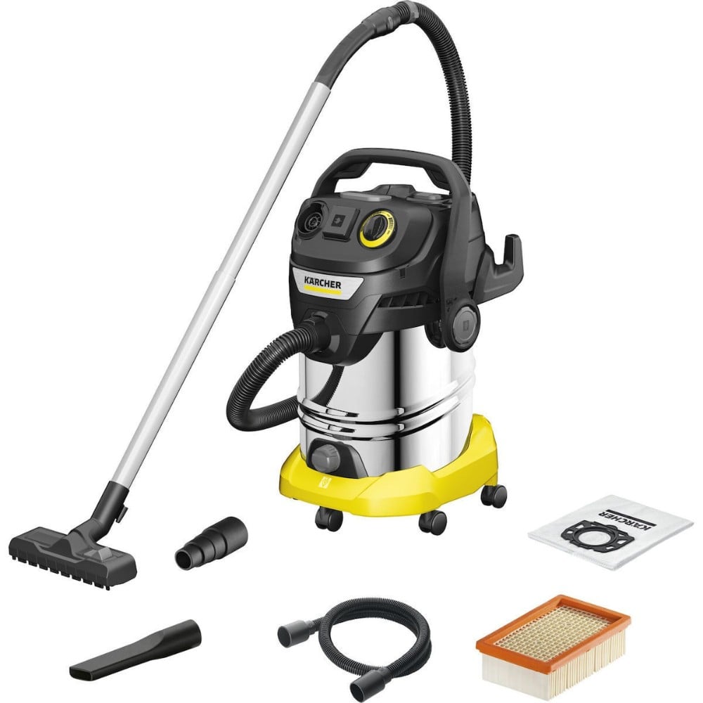 Karcher KWD 6 P S V-30/8/22/T Σκούπα Υγρής και Ξηρής Αναρρόφησης 1300W (1.628-486.0)