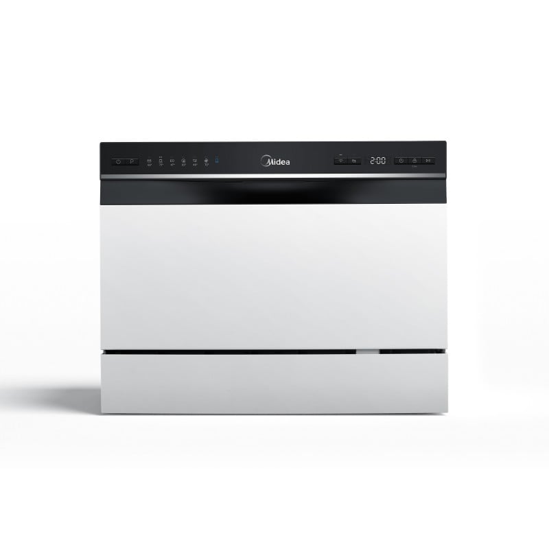 Midea MDWTT0602MW-W Πλυντήριο Πιάτων Mini Λευκό D