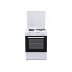 Hyundai HCGC25V-72622E/W Κουζίνα Μικτή 65lt με Εστίες Αερίου & Ρεύματος