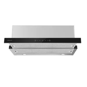 Davoline Supreme Black Glass 90 IX Συρόμενος Απορροφητήρας 90cm Inox