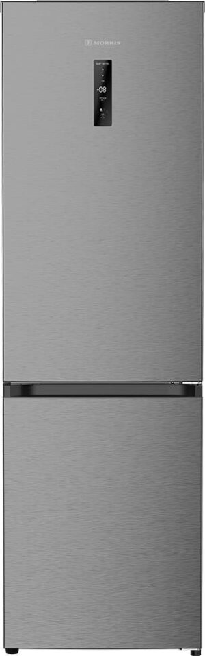 Morris D73345DBN Ψυγειοκαταψύκτης 346lt Full No Frost Υ195xΠ60xΒ65.8cm Inox