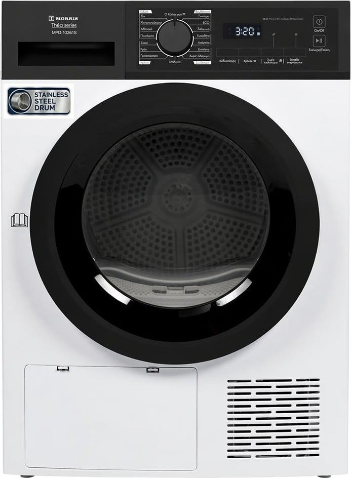 Morris MPD-10261S Στεγνωτήριο Ρούχων 10kg με Αντλία Θερμότητας
