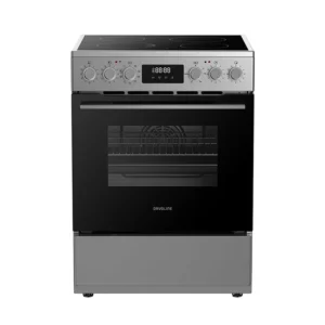 Davoline CMFXS1100 IX/SILV Κουζίνα Ηλεκτρική 70lt με Κεραμικές Εστίες