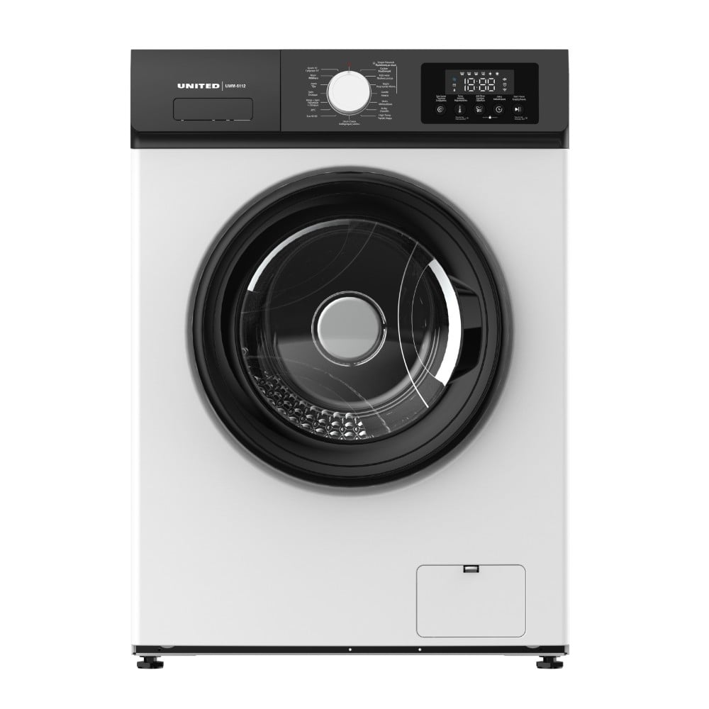 United UWM-6112 Πλυντήριο Ρούχων 6kg με Ατμό 1200 Στροφών